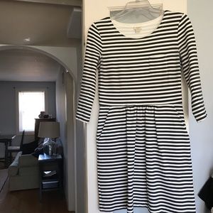 Stripped J. Crew Factory Dress